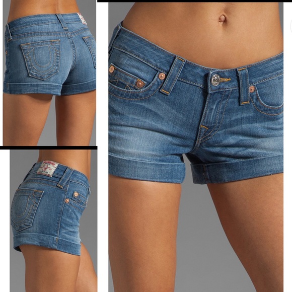True Religion Allie Cuffed Distressed 